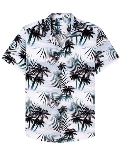 Blue Palm Leaves Aloha