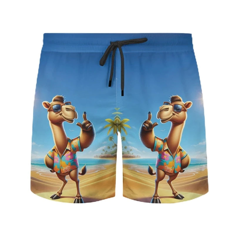 Camels in the Desert Shorts