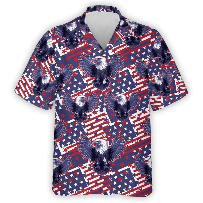 USA Horse Hawaiian Shirt