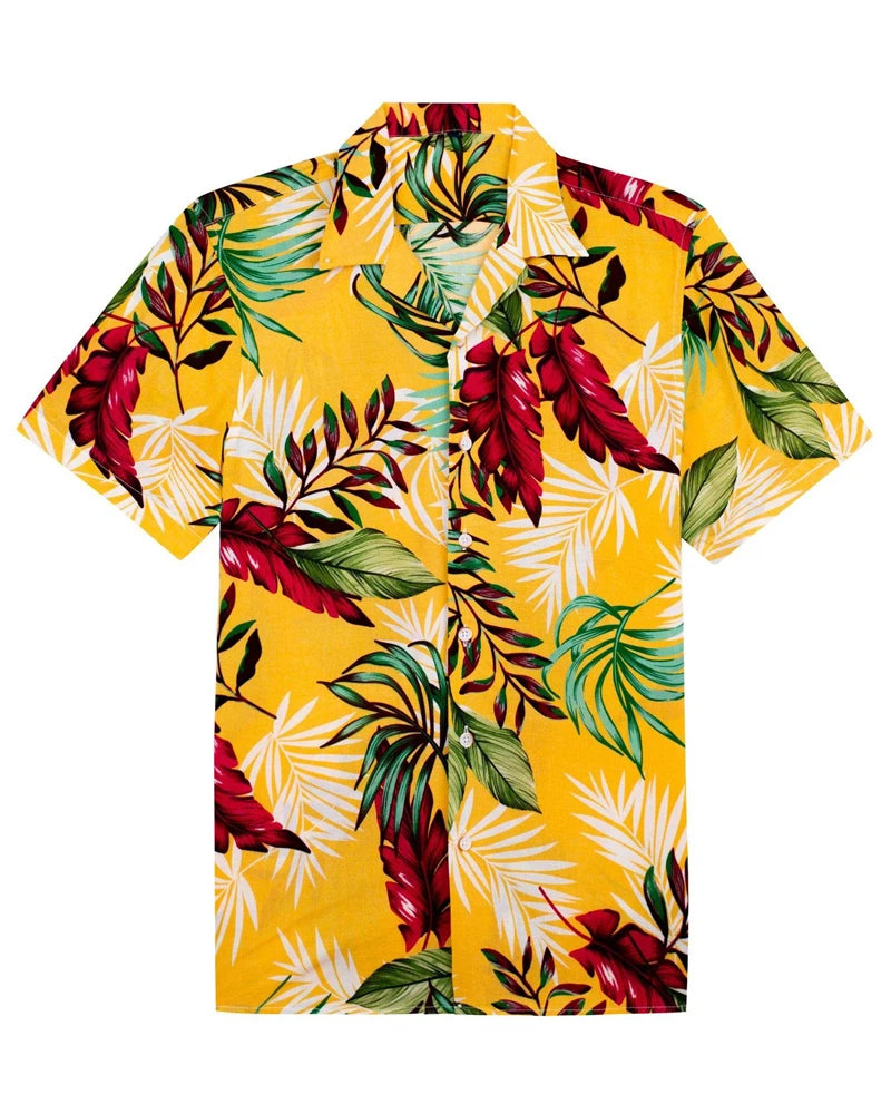 Yellow Palm Leaves Aloha