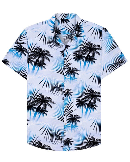 Black and White Palms Aloha