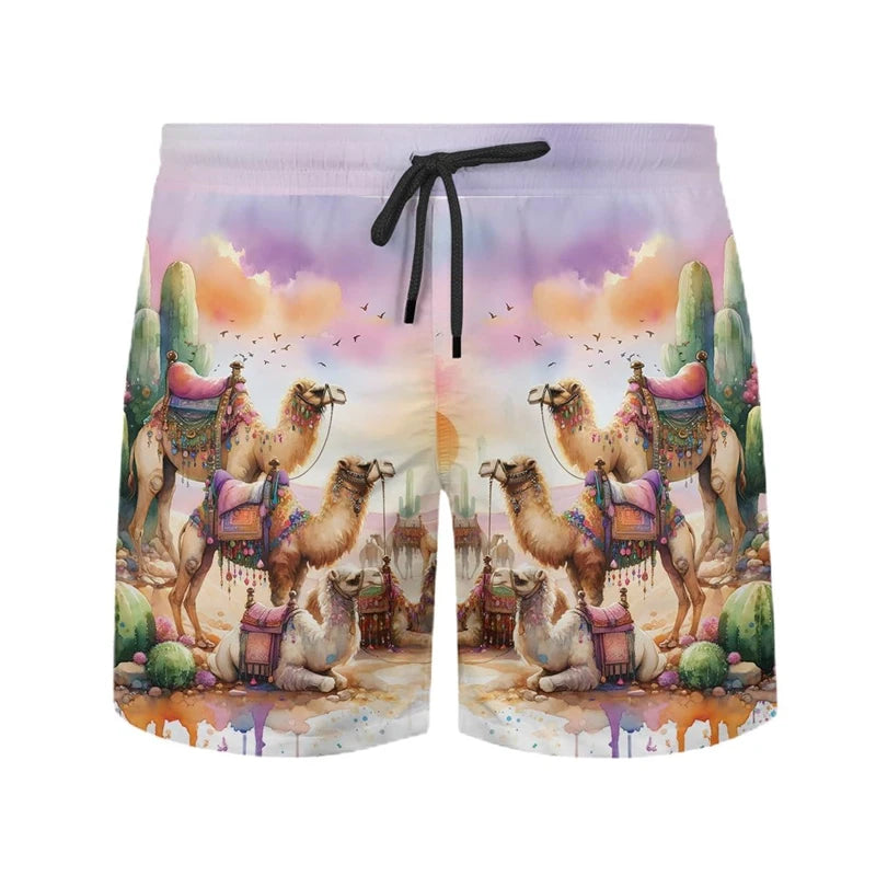 Camel with Drink Shorts