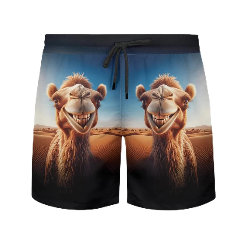 Camels in the Desert Shorts