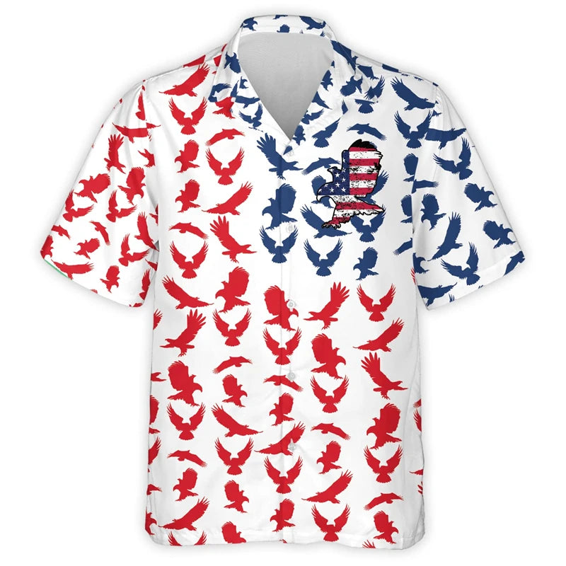 USA Horse Hawaiian Shirt