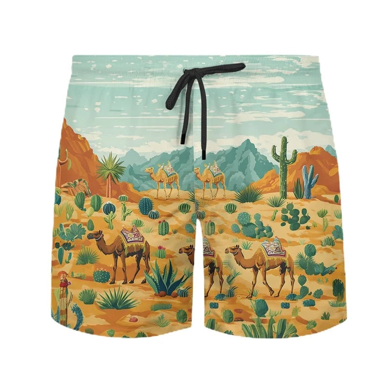 Camel with Electric Shorts