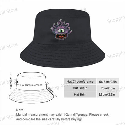 Purple Beholder Bucket Hat