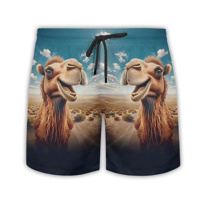 Camels in the Desert Shorts