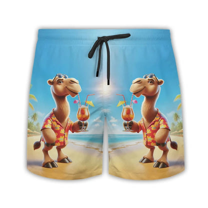 Camels in the Desert Shorts